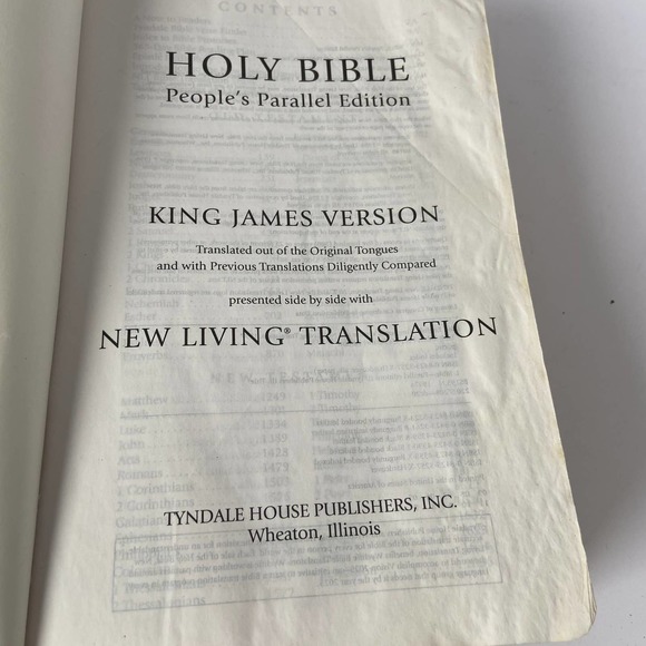Holy Bible Parallel Edition King James Version 1997 with Jessie Copeland - Picture 4 of 10